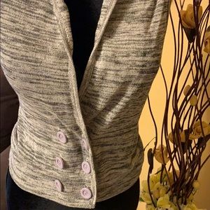 Sweaters - Super cute sleeveless cardigan with a hoodie! Sweaters - Super cute sleeveless cardigan with a hoodie!